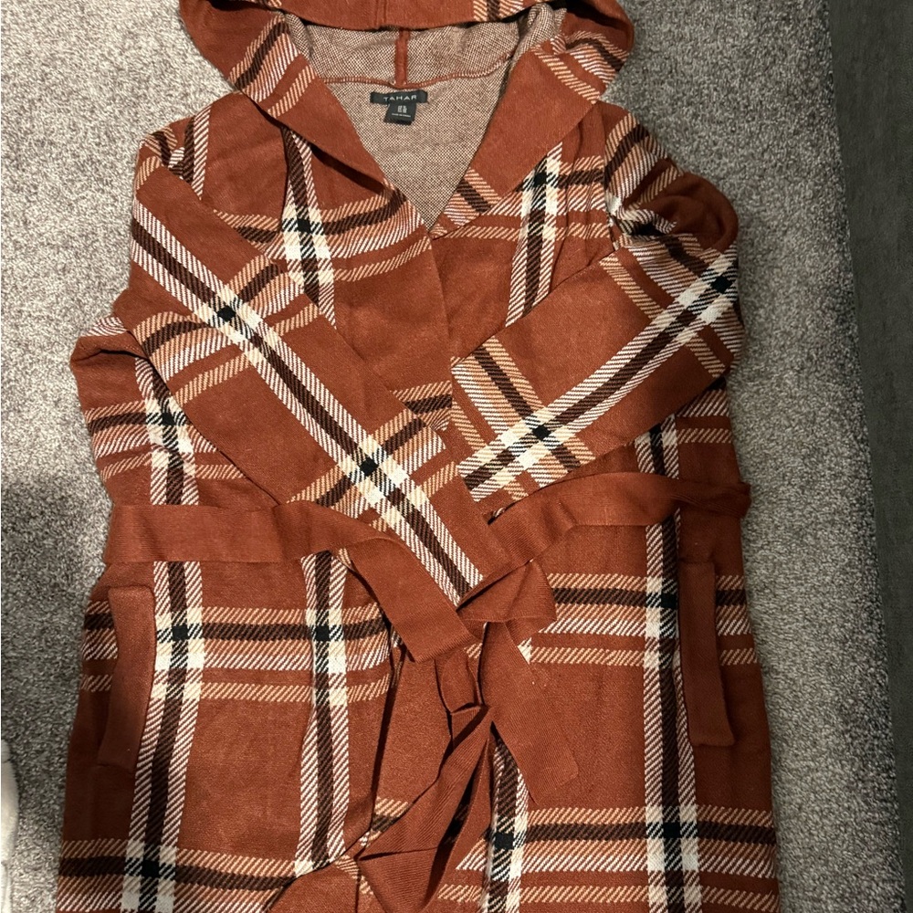 Plaid Hooded Coat